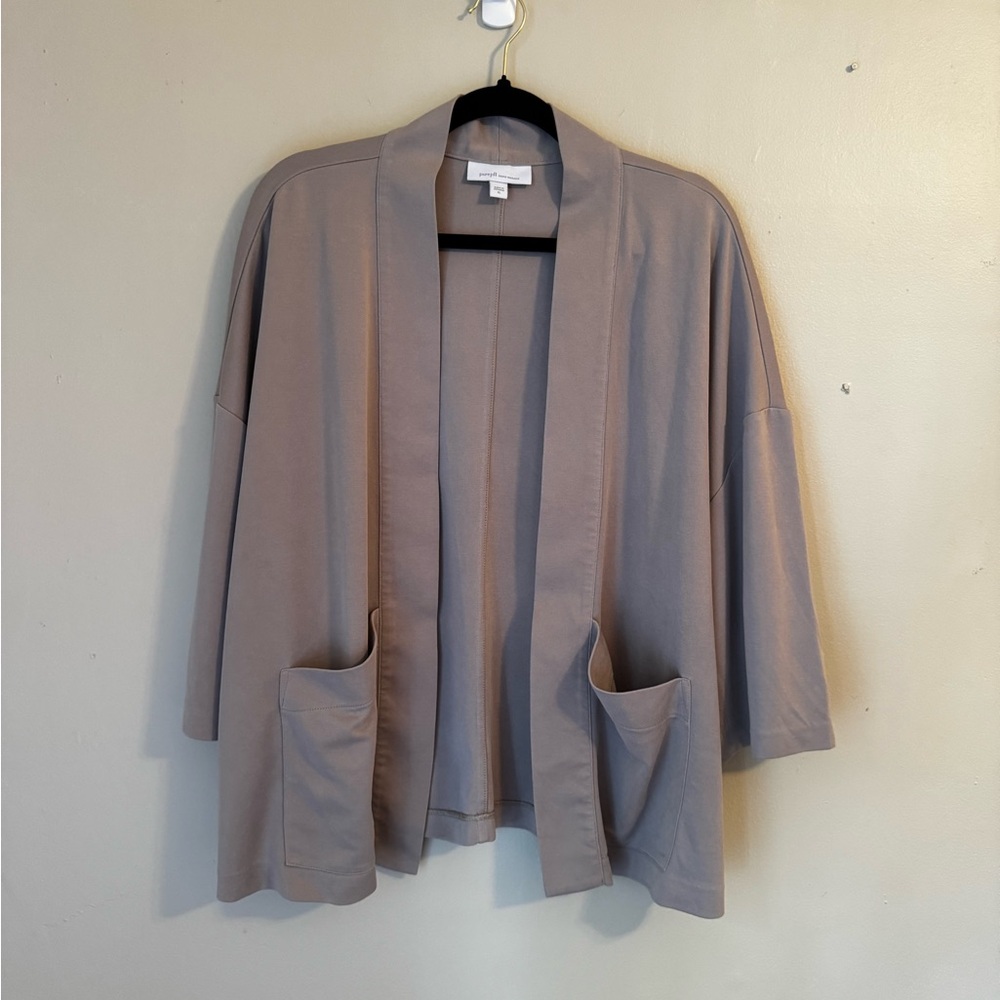 J Jill Sandwashed Tencel Knit Cardigan
